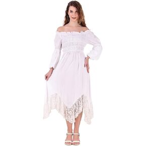 ThePirateDressing Gypsy Renaissance Women Gothic Witch Medieval Wedding Dress