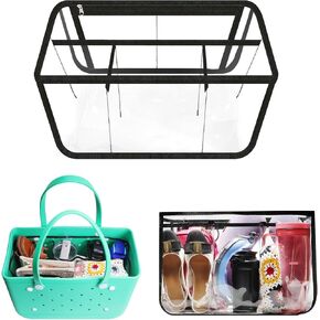 Clear Beach Bag Organizer Original Accessories for Bogg Bag X Large Storage Bag Suitable for Bogg Bag Organizing Your Bag and Divide Space