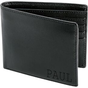 Top Grain Leather Wallet for Men | Ultra Strong Stitching | Handcrafted Argentinian Leather | RFID Blocking | Slim and Stylish Bifold Wallet with Center Flap ID Window | Extra Capacity Billfold with 14 Card Slots