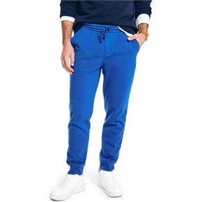 Nautica Men's J-Class Fleece Jogger,Oatmeal Heather,S, Small