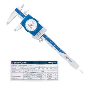 Dasqua Digital Calipers 6" / 150mm IP67 Dial Caliper 0.01/0.0005''/1/128'',6 Inch, Metric and Fractional Conversion Shockproof Calipers for Machinists,Laboratory