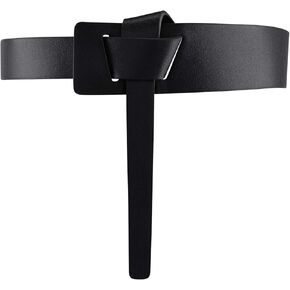 Ayliss Women Fashion Leather Belt for Jeans Jumpsuit Coat Dress Belt Faux Leather Waistband Tie Knot Waist Belt