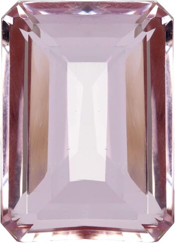 GEMHUB Baby Pink Topaz Emerald Shape Loose Gemstone in Saudi Arabia