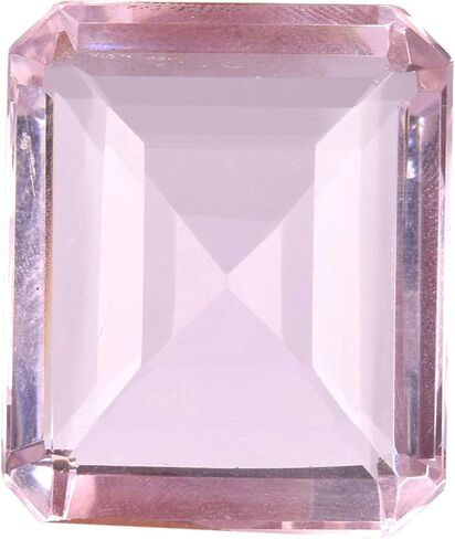 GEMHUB Baby Pink Topaz Emerald Shape Loose Gemstone in Saudi Arabia
