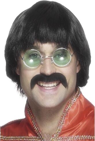 Smiffy's Men's 70's Mersey Wig and Tash Short Styled in Saudi Arabia