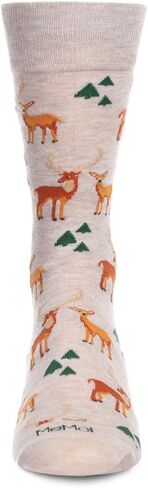 MeMoi Men's Avocado Bamboo Blend Funny Novelty Crew Sock in Saudi Arabia