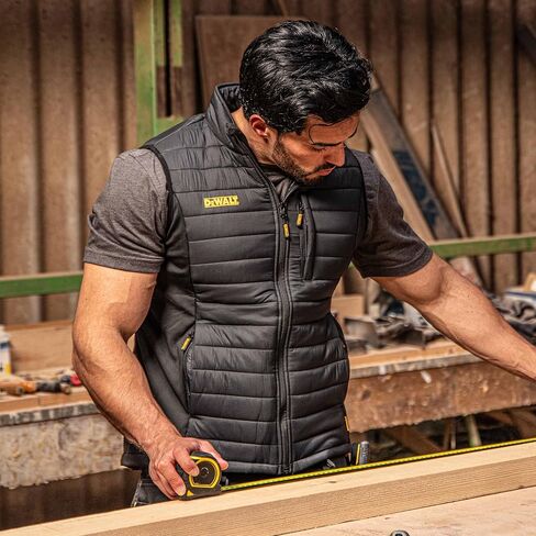 DEWALT Men's Hybrid, Polyester with Stretch, Insulated, Regular Fit Work Vest in Saudi Arabia