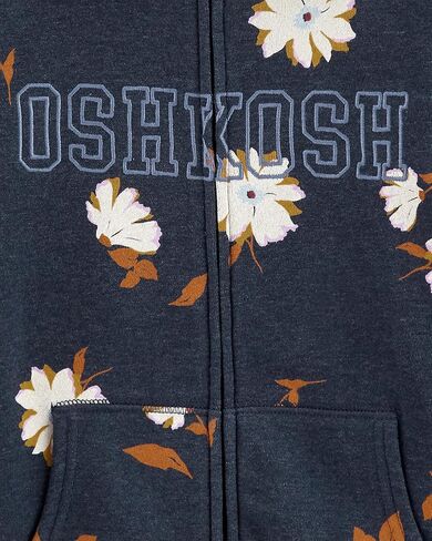 OshKosh B'Gosh Girls' Logo Hoodie, Pink, 2T in Saudi Arabia