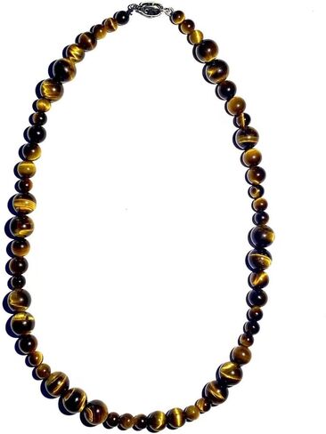 قلادة UNITARY Red Onyx Strand للنساء، قلادة مطرزة يدويًا للرجال، أحجار كريمة مستديرة طبيعية معقودة يدويًا، هدايا مجوهرات الخرز العلاجي in Kuwait