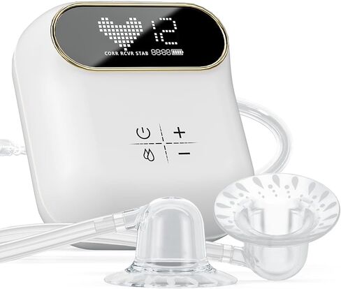 12 Gears Rechargeable Electric Nipple Corrector for Flat, Short, or Inverted Nipples to Help Breastfeeding, Portable Nipple Pump, Sunken Nipple Puller, Nipple Massage, 8PCS in Saudi Arabia