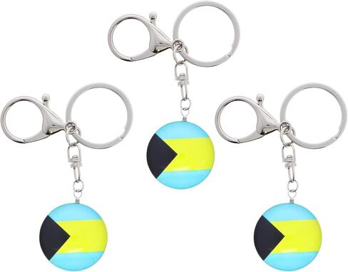 Bahamas Round Souvenir Keychain in Kuwait