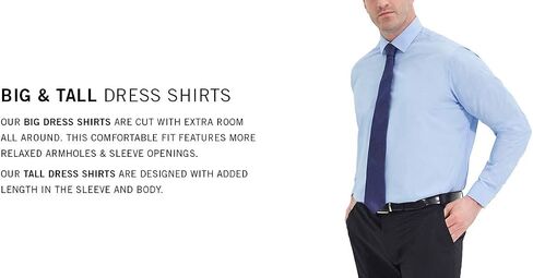 Unlisted by Kenneth Cole Men's Dress Shirt Big and Tall Solid in Saudi Arabia