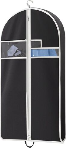 Lazebox 3 packs Garment Bag for Closet Storage and Travel with Zipper Pocket, Heavy Duty Waterproof Hanging Suit Bag with Handles for Suits, Coats, Jackets, Shirts in Kuwait
