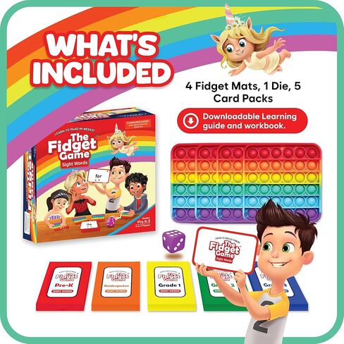 حزمة تعلم رياض الأطفال - تعلم القراءة في أسابيع، ماستر 500 بطاقة فلاش - كلمات رؤية عالية التردد، أرقام، إضافة وطرح وأشكال - لمرحلة ما قبل الروضة حتى الصف 3 in Kuwait