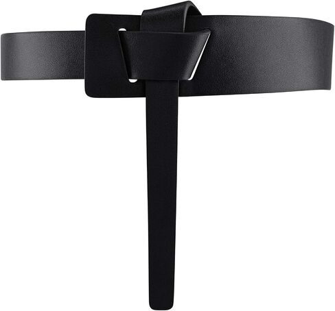 Ayliss Women Fashion Leather Belt for Jeans Jumpsuit Coat Dress Belt Faux Leather Waistband Tie Knot Waist Belt in Saudi Arabia