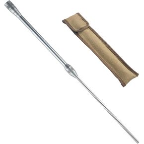 Campingmoon Pocket Bellows Fire Bellows Stainless Steel Camping Blow Fire Tube by Mouth Telescopic