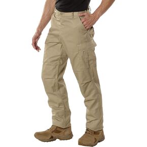 Rothco Relaxed Fit Zipper Fly BDU Pants, Coyote Brown, XL