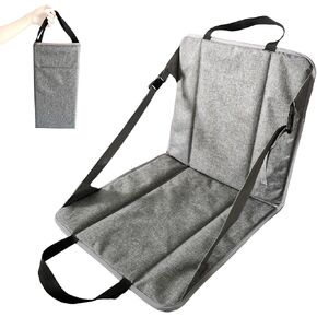 Pozico Portable Stadium Seat Cushion for Bleachers, Folding Lightweight Seat with Backrest for Outdoor Sports and Outdoor Concerts
