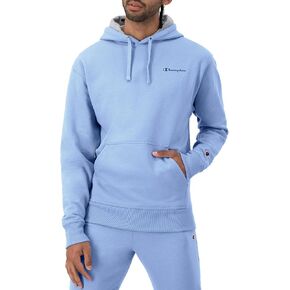 Champion, Powerblend, Midweight, Fleece Hoodie Sweatshirt for Men (Reg Tall), Black Script, XX-Large Big