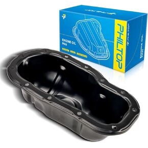 PHILTOP Transmission Pan with Drain Plug Compatible with 4Runner, Tacoma