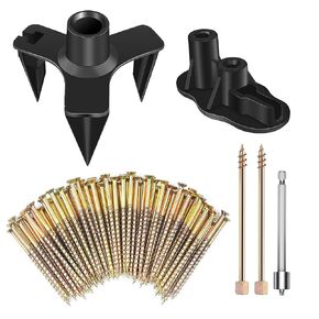 Repair Floor Screws for Floor Repair, for Screws Fit Hardwood Floors, Vinyl Floors, Carpets, Wood Floor Gap Fixer Replacement, Contains 5 Tools and 50 Screws