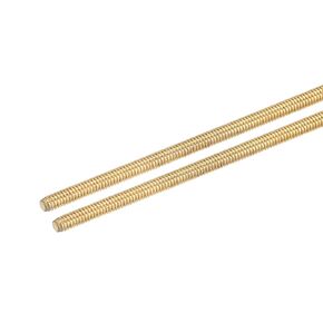 DMiotech 2 Pack M2.5 x 250mm Fully Threaded Rod Brass Right Hand Threads Rod Bar Studs