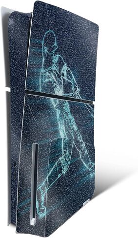 MightySkins Glossy Glitter Skin Compatible with Playstation 5 PS5 Slim Digital Edition Console Only - Birch Forest | Protective, Durable High-Gloss Glitter Finish | Easy to Apply | Made in The USA in Saudi Arabia