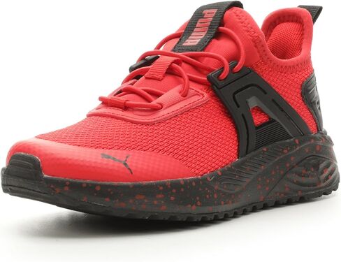 PUMA Pacer 23 Alternate Closure Sneaker, Black-for All Time Red, 12.5 US Unisex Little Kid in Saudi Arabia