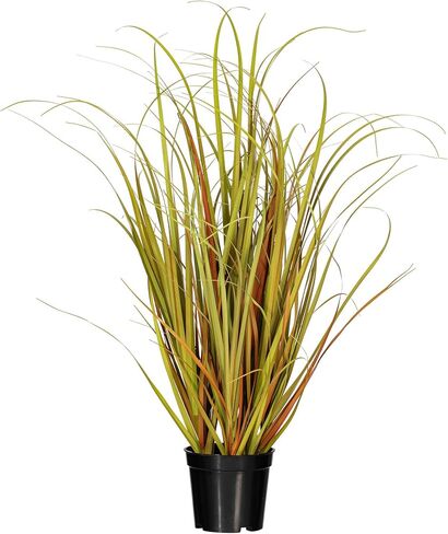 Vickerman Everyday 36" عشب بني صناعي مختلط مع وعاء بلاستيكي أسود - ديكور نبات العشب الصناعي - لمسة خضراء داخلية للمنزل أو المكتب in Saudi Arabia