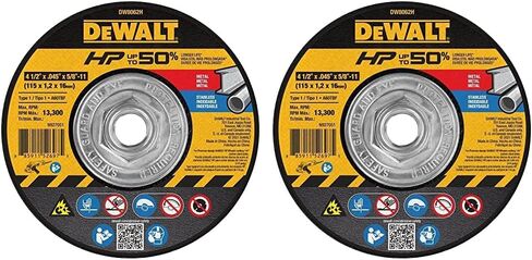 DEWALT DW8062H 4-1/2" X .045" X 5/8"-11 HP Type 1 Cutting Wheel in Saudi Arabia