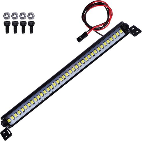 RC Crawler Light Bar w/Led for 1/10 TRX-4 SCX10 (Black, Set of 1) (52mm / 2 Inch) in Saudi Arabia