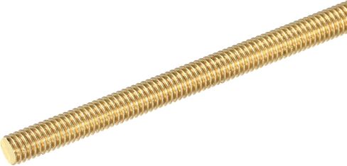 DMiotech 2 Pack M2.5 x 250mm Fully Threaded Rod Brass Right Hand Threads Rod Bar Studs in Saudi Arabia