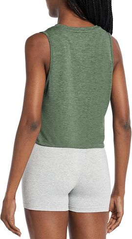 BALEAF Workout Tops for Women Crop Tank Top Quick Dry Athletic Gym Exercise Sleeveless Shirts Muscle Yoga Loose Fit 2-Pack Heather Gray 2XL in Saudi Arabia