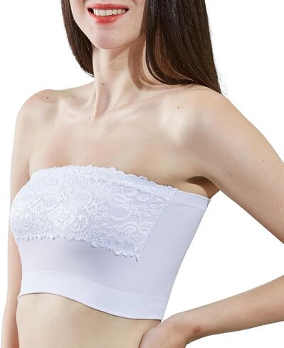 حمالة صدر باندو مكعبة التغطية من الدانتيل بدون دبابيس للنساء in Kuwait