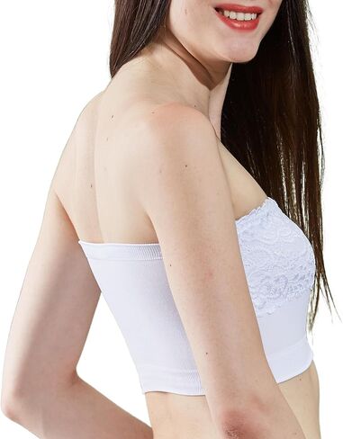 حمالة صدر باندو مكعبة التغطية من الدانتيل بدون دبابيس للنساء in Kuwait