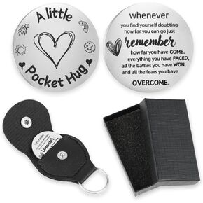 Couple Funny Food Decision Coin, Valentines Day Gifts for Him Her Husband Wife, Wedding Anniversary Birthday Gifts for Newlyweds Friends, Destiny Flip Coin with Leather Keychain Cover and Gift Box