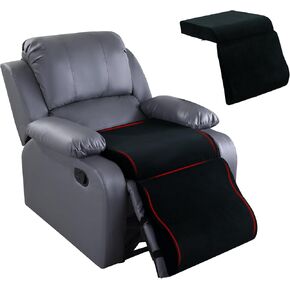 HOMBYS Memory Foam Recliner Cushion with Leg Pillow for Elderly Large Square Seat Cushion Wave Shape Footrest Extender for Armchairs Couch, Thick & Supportive, Non-Slip Design