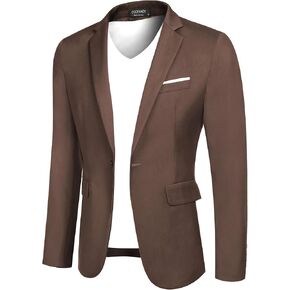 COOFANDY Men's Sports Blazer Fitted Casual Suit Jacket Fashion Athletic Fit Blazer Peacock Blue, X-Large