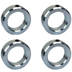 Jeremywell 3/8" Bore Zinc Plated Set Screw Shaft Collar OD 3/4" Width 3/8" (4 PCS)