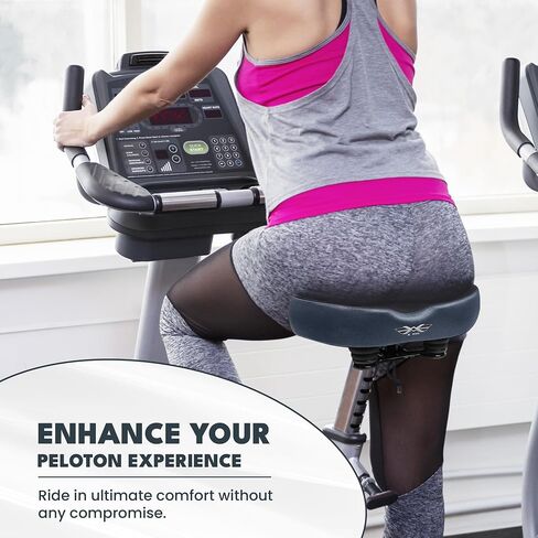X WING New-Age Noseless Bike Seat Cushion for Men & Women - Extra Padding & Wide - Suitable for City, Electric, Stationary Bikes - Compatible with Peloton Bikes – Wide Winged Bike Seat with Cushion in Saudi Arabia