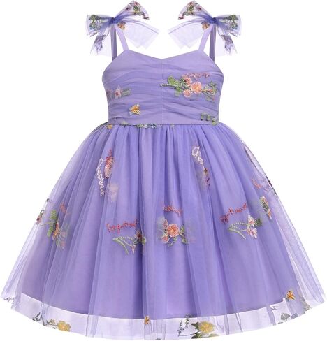 Toddler Tutu Dress Baby Girls Party Dress Floral Backless Ruffle Tulle Dress for Cake Smash Birthday in Saudi Arabia