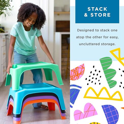 صينية مكتب للأنشطة على شكل سلحفاة للأطفال من LapGear مع أماكن تخزين للوجبات الخفيفة واللعب والفصول الدراسية والألعاب الحسية - أرجواني - طراز رقم 20102 in Kuwait