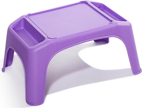 صينية مكتب للأنشطة على شكل سلحفاة للأطفال من LapGear مع أماكن تخزين للوجبات الخفيفة واللعب والفصول الدراسية والألعاب الحسية - أرجواني - طراز رقم 20102 in Kuwait