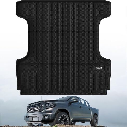 سجادات أرضية LASFIT تناسب 2015-2024 Ford Edge، تناسب مخصص TPE جميع بطانات أرضية السيارة للصف الأول والثاني، أسود in Kuwait