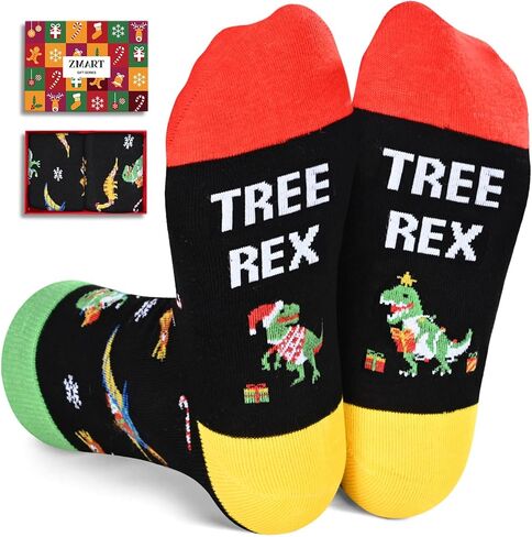 Zmart Funny Christmas Gifts for Kids, Funny Crazy Christmas Socks Holiday Socks for Childen, Light Up Christmas Socks in Saudi Arabia
