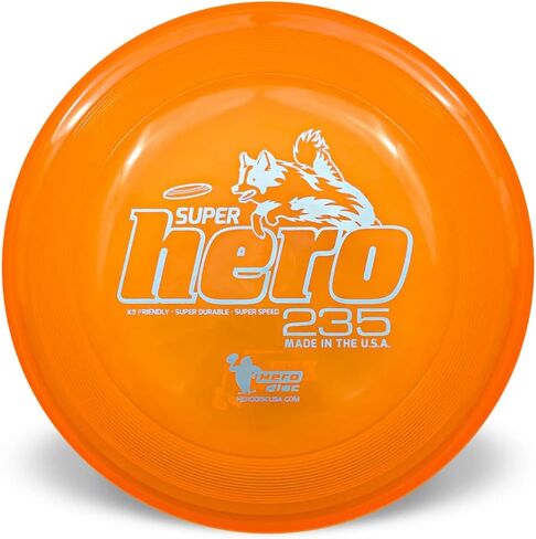 Superhero 235 K9 Candy Plastic Dog Frisbee, Outdoor Dog Toy and Pet Frisbee, Puncture Resistant Dog Flying Disc (Blue) in Saudi Arabia