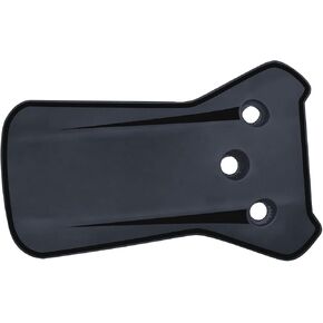 CHAMPRO HX Two-Tone Jaw Guard, WHITE, BLACK Medium