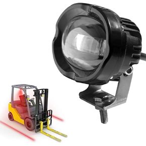 Blue Forklift Led Light Warehouse Safety Warning Lamp Offroad Race 12V 36V 48V 80V Wide Voltage Blue forklift side light