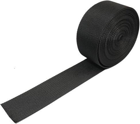 حزام من النايلون بطول 10 ياردات، حزام مسطح للمعدات الداخلية أو الخارجية، منتجات الخياطة اليدوية وإصلاحها واستبدال الملحقات (0.98 بوصة) in Kuwait