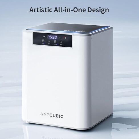 ANYCUBIC Wash and Cure 3 Plus Station, Size-Upgrade Wash Cure Machine with Gooseneck Light, Dual-Layer Design and IPA Saving, for Anycubic Photon Mono M5 M7 Saturn LCD/SLA/DLP 3D Printer in Kuwait
